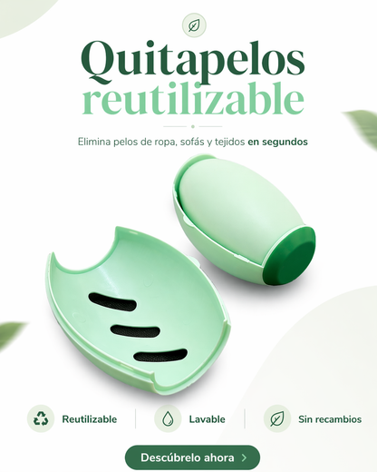 Quitapelos reutilizable para sofá y ropa